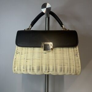 Expressions NYC Woven Top-Handle Handbag